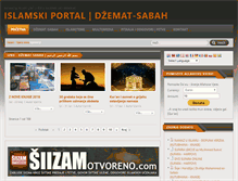 Tablet Screenshot of dzemat-sabah.com